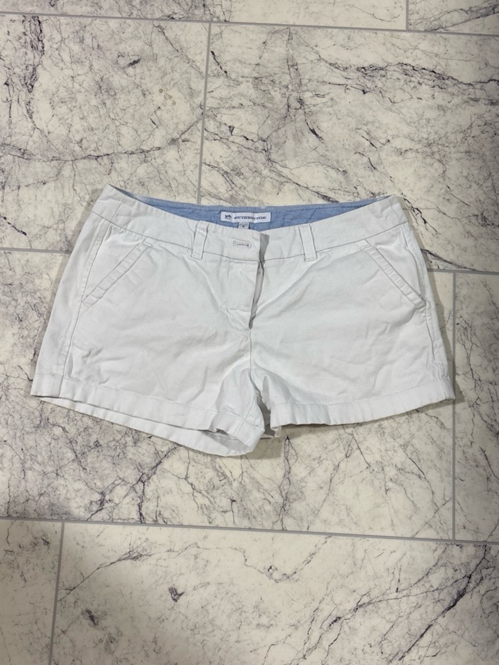 Southern Tide White Women's Jean-Style Shorts